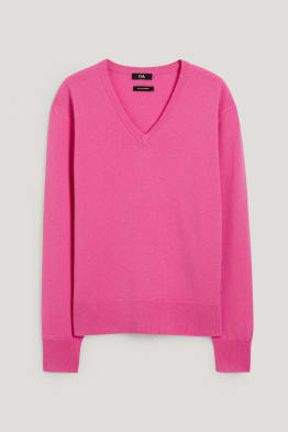 Basic-Pullover - Woll-Mix mit Kaschmir-Anteil