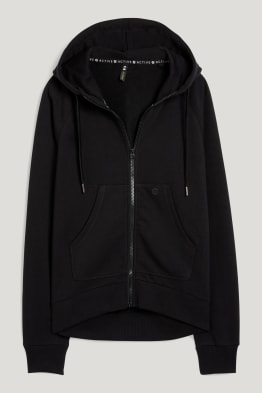 Sport-Sweatjacke mit Kapuze