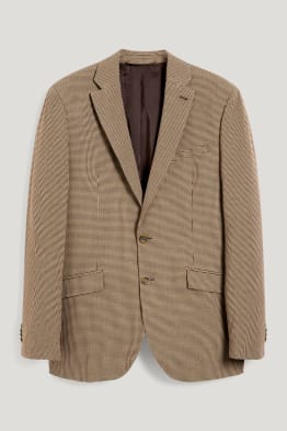 Tailored jacket - slim fit - Flex - 4 way stretch - LYCRA® - check