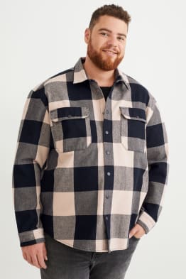 Camicia di flanella - relaxed fit - a quadretti