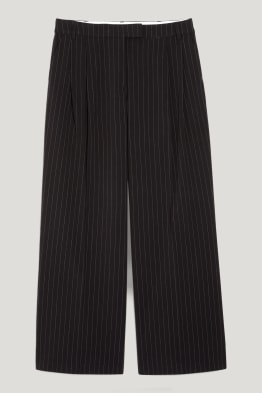 CLOCKHOUSE - pantalon de toile - mid waist - wide leg