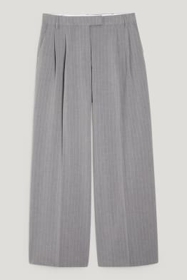 CLOCKHOUSE - pantalons de tela - mid waist - wide leg