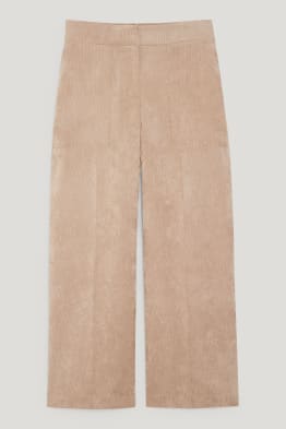 Cordhose - Mid Waist - Wide Leg