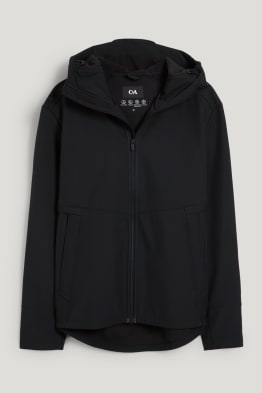 Giacca soft shell con cappuccio - 4 Way Stretch