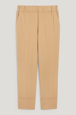 Stoffhose - Mid Waist - Tapered Fit