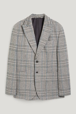 Sakko - Slim Fit - kariert