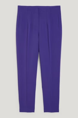Cloth trousers - high waist - tapered fit