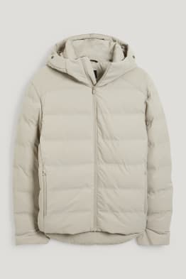 Steppjacke mit Kapuze