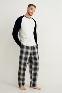 Pijama amb pantalons de franel·la