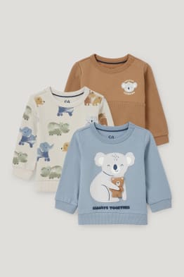 Wielopak, 3 szt. - bluza niemowlęca
