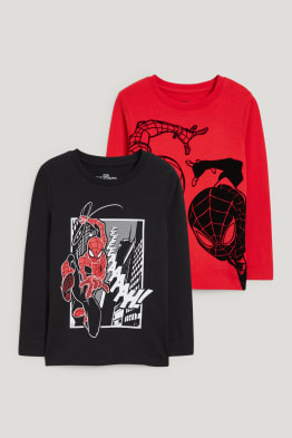 Pack de 2 - Spider-Man - camisetas de manga larga