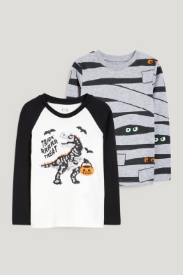 Lot de 2 - hauts à manches longues d’Halloween
