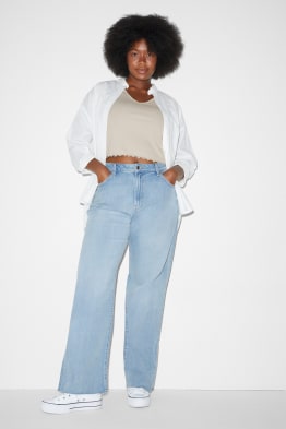 CLOCKHOUSE - Straight Jeans - High Waist