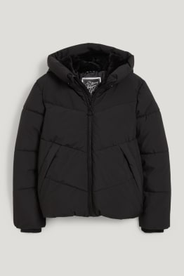 Steppjacke mit Kapuze