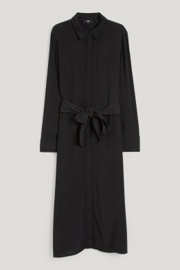 Robe droite en viscose