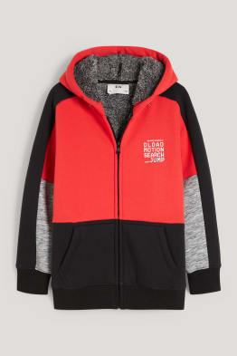 Sweatvest met capuchon