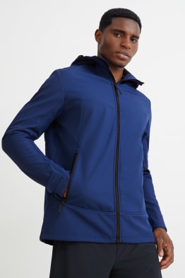 Giacca softshell con cappuccio - 4 Way Stretch