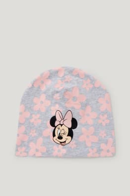 Minnie Mouse - čepice - s květinovým vzorem
