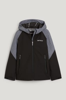 Veste à coquille souple à capuche