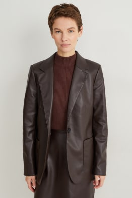 Blazer - regular fit - synthétique