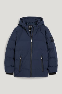 Steppjacke mit Kapuze