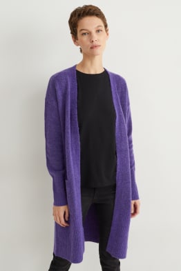 Lange Strickjacke