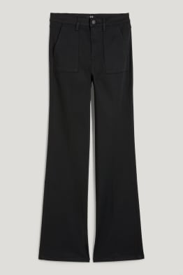 Pantalon - high waist - flared