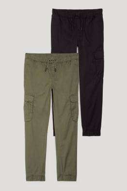 Confezione da 2 - pantaloni cargo termici