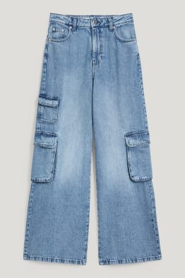 CLOCKHOUSE - wide leg jeans - high waist