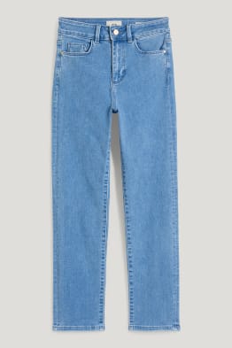 Straight jeans - talie înaltă