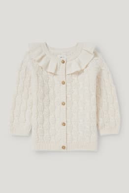 Gebreid babyvest - kabelpatroon