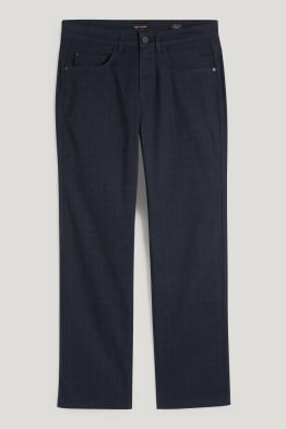 Pantalons - regular fit - de quadres