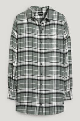 CLOCKHOUSE - flannel blouse - check