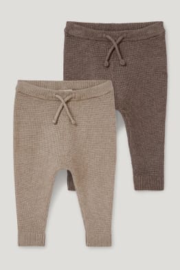 Multipack 2er - Baby-Strick-Jogginghose