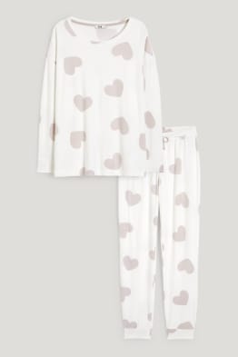 Winterpyjama aus Velours