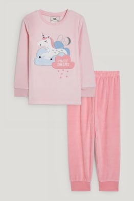 Unicorn - pijama de iarnă - 2 piese