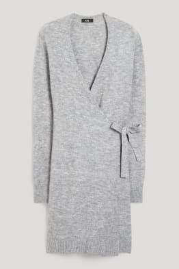 Robe portefeuille en maille