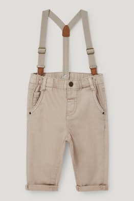 Pantalón para bebé con tirantes