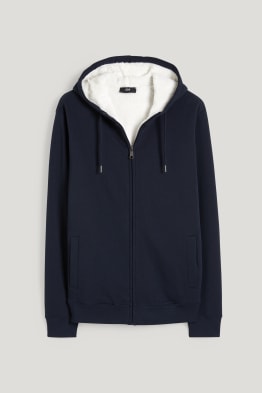 Sweat zippé avec capuche