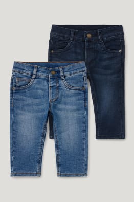 Pack de 2 - vaqueros térmicos para bebé - LYCRA®
