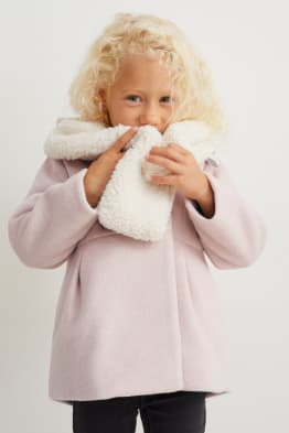 Set - Jacke mit Kapuze und Schal - 2 teilig