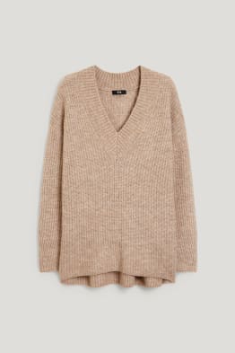Pullover avec col en V