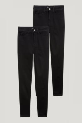 Paquet de 2 - jegging jeans - high waist