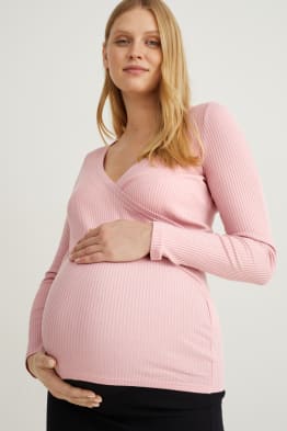 Nursing long sleeve top