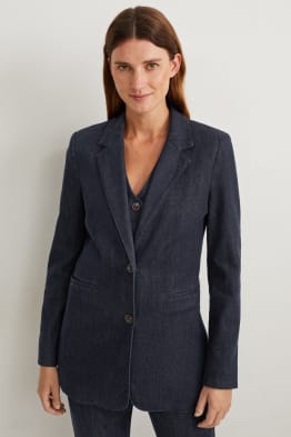 Blazer en jean - coupe relax