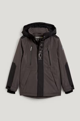 Rain jacket with hood