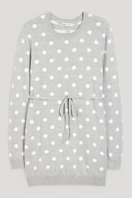 Sweter ciążowy - w kropki