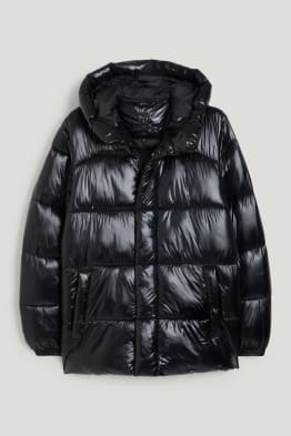 Steppjacke mit Kapuze