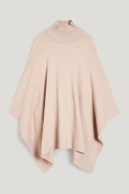 Poncho de punto