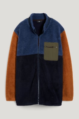 Veste en polaire peluche